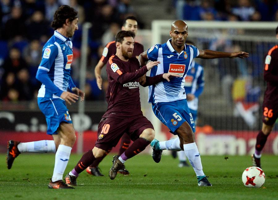 Un tanto de Melendo le dio la victoria al conjunto perico en la ida de cuartos de Copa y dejó en 29 la racha de partidos invicto del Barcelona. 