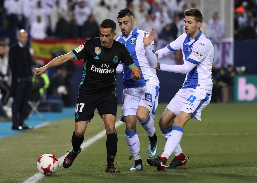 El conjunto blanco se hizo con la victoria gracias a un gol de Asensio en los últimos minutos en partido poco vistoso en Butarque.