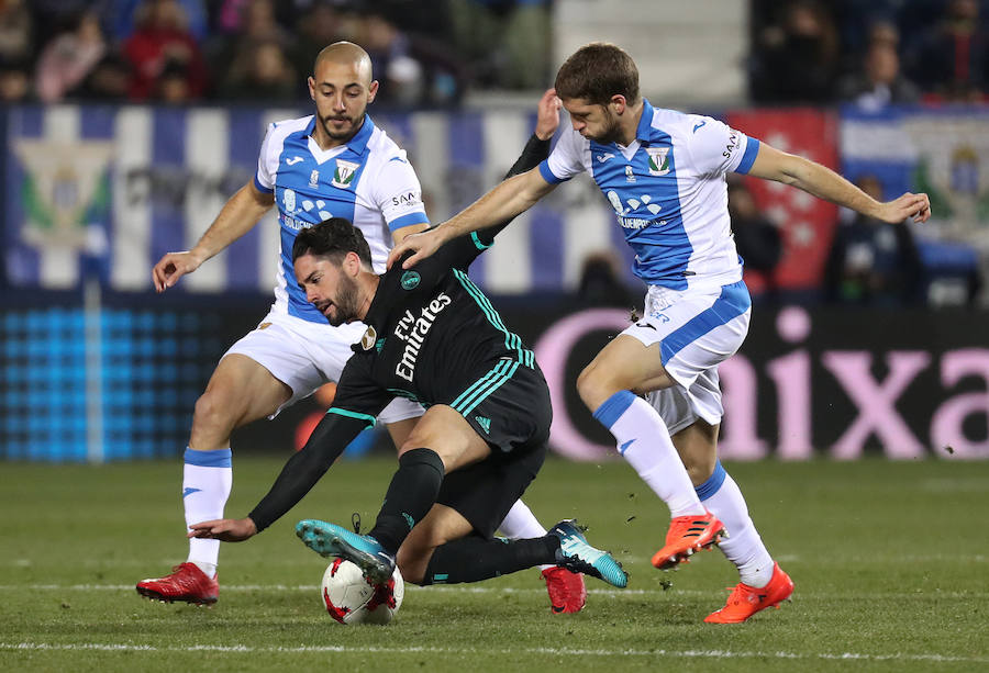 El conjunto blanco se hizo con la victoria gracias a un gol de Asensio en los últimos minutos en partido poco vistoso en Butarque.