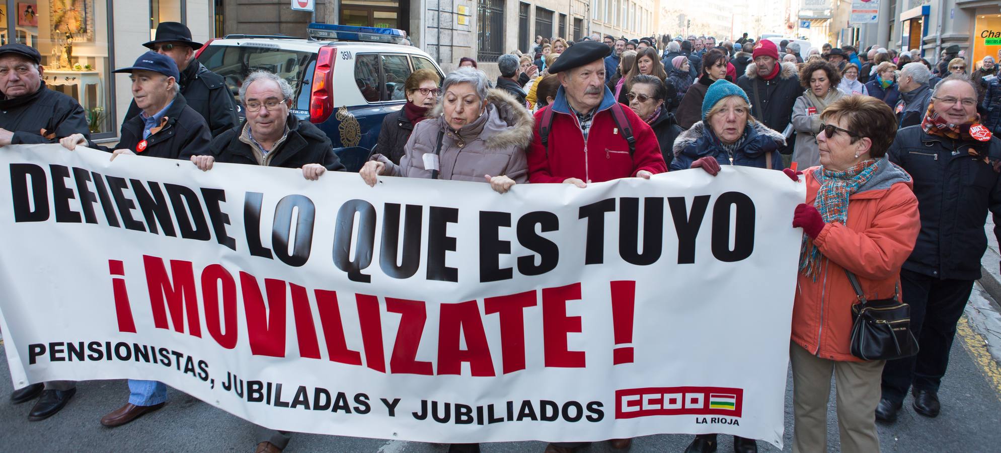 La Federación de Pensionistas y Jubilados de CCOO La Rioja convoca una concentración frente a la tesorería regional de la Seguridad Social