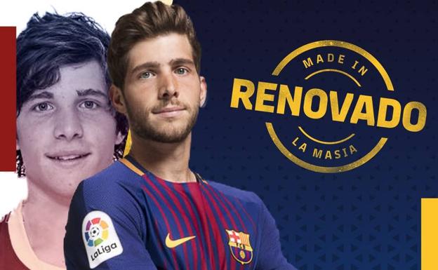 El FC Barcelona ha anunciado la renovación de Sergi Roberto. 