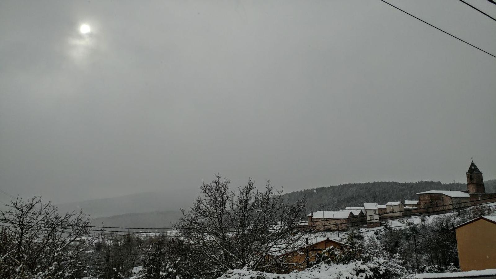 La nieve vuelve al Rasillo