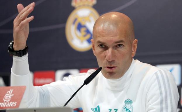 Zinedine Zidane, técnico del Real Madrid. 