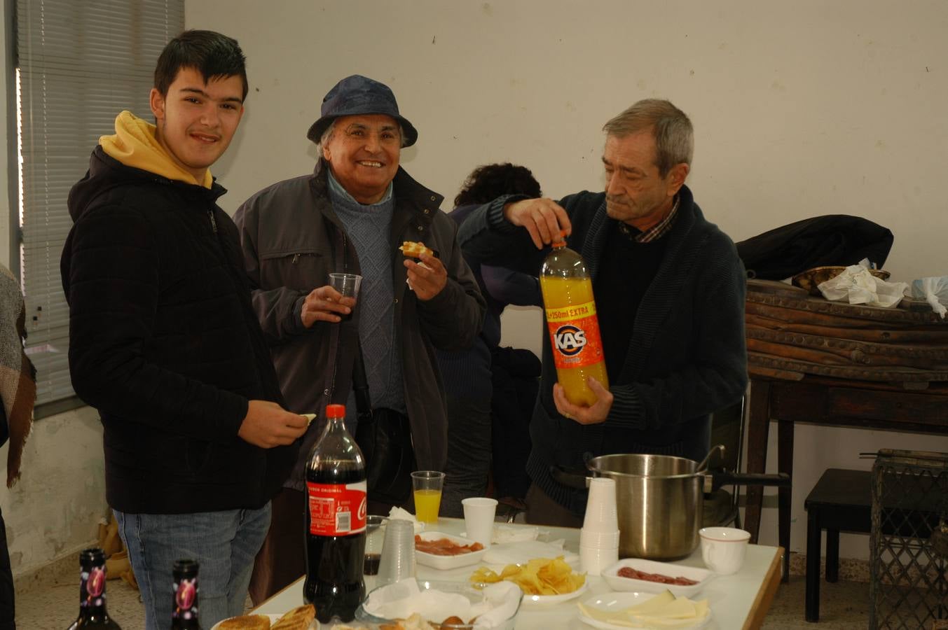 Navajun celebra San Blas con hoguera, bendicion y tostadas