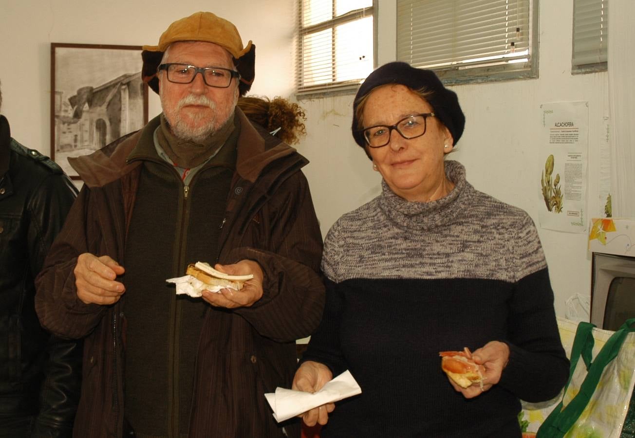 Navajun celebra San Blas con hoguera, bendicion y tostadas