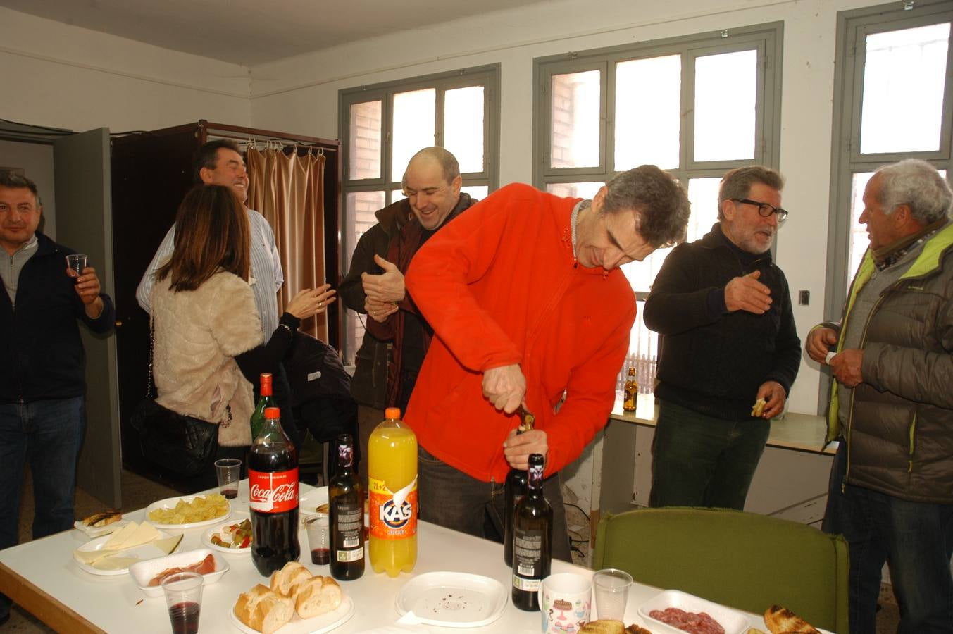 Navajun celebra San Blas con hoguera, bendicion y tostadas