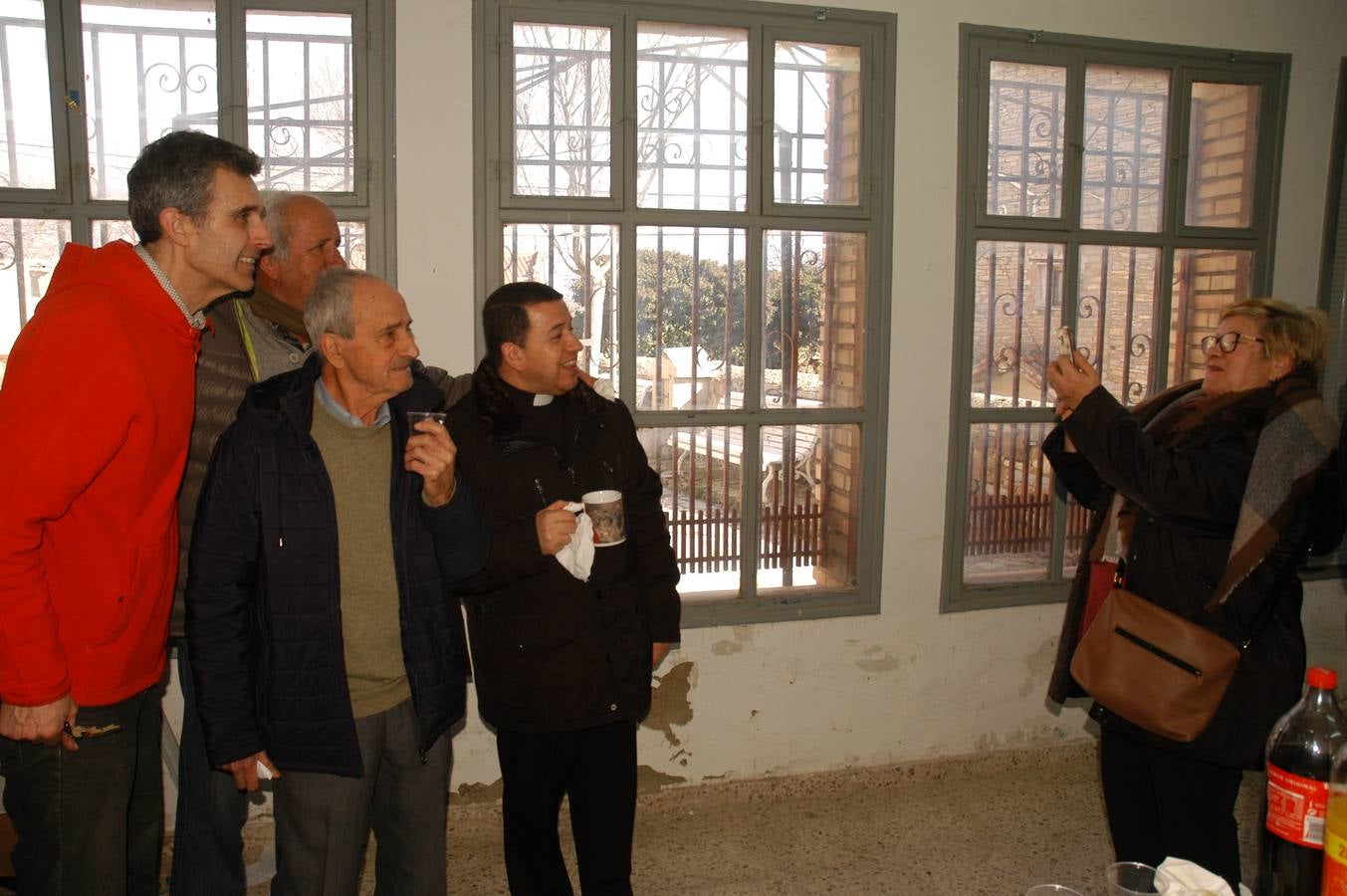 Navajun celebra San Blas con hoguera, bendicion y tostadas