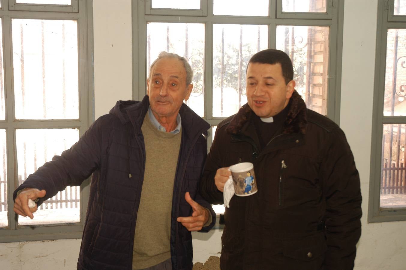 Navajun celebra San Blas con hoguera, bendicion y tostadas