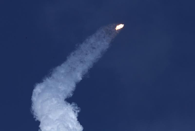 El lanzamiento del Falcon Heavy, en imágenes