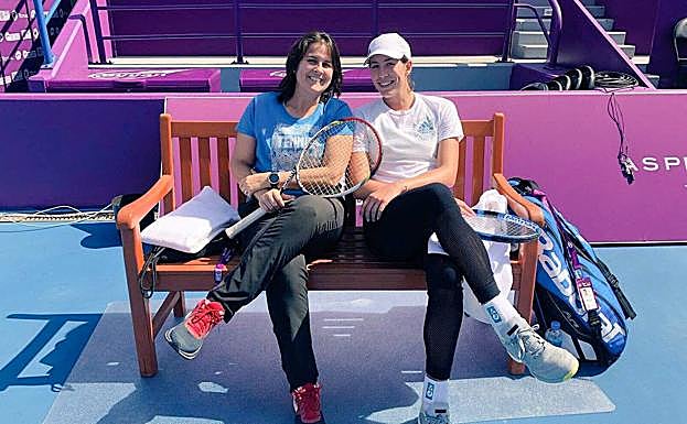 Conchita Martínez y Garbiñe Muguruza vuelven a trabajar juntas. 