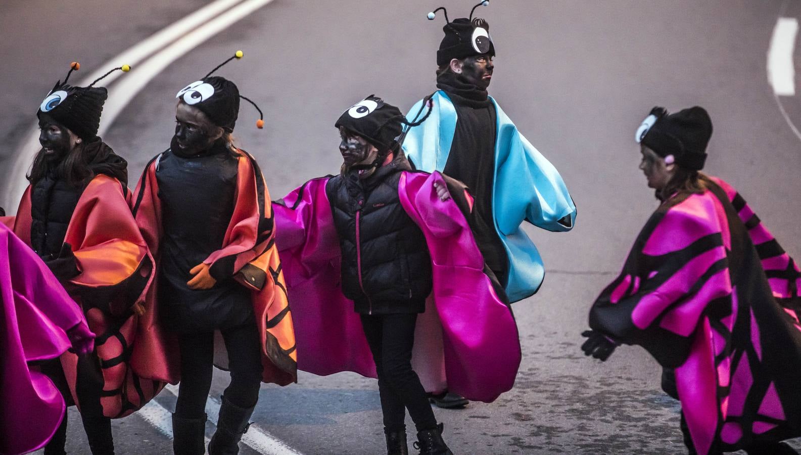 Multitudinario fue el desfile de Carnaval de Logroño, que cada vez está cogiendo más peso dentro de las festividades de la capital riojana.