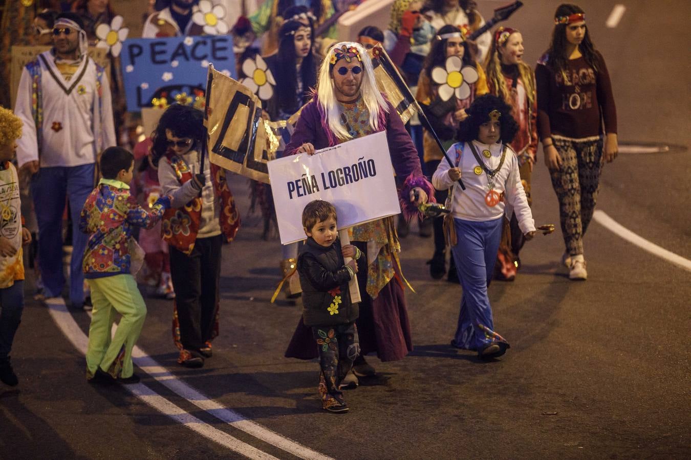 Multitudinario fue el desfile de Carnaval de Logroño, que cada vez está cogiendo más peso dentro de las festividades de la capital riojana.