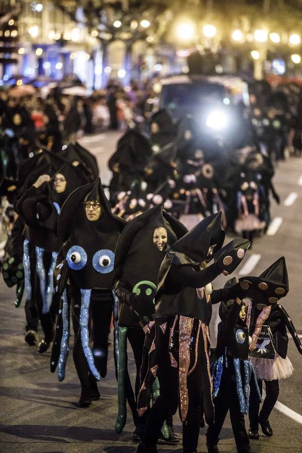 Multitudinario fue el desfile de Carnaval de Logroño, que cada vez está cogiendo más peso dentro de las festividades de la capital riojana.