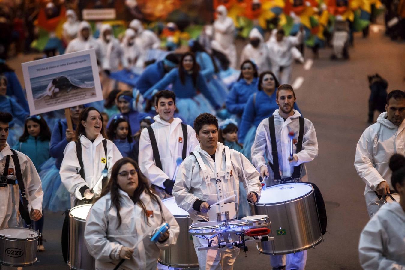 Multitudinario fue el desfile de Carnaval de Logroño, que cada vez está cogiendo más peso dentro de las festividades de la capital riojana.