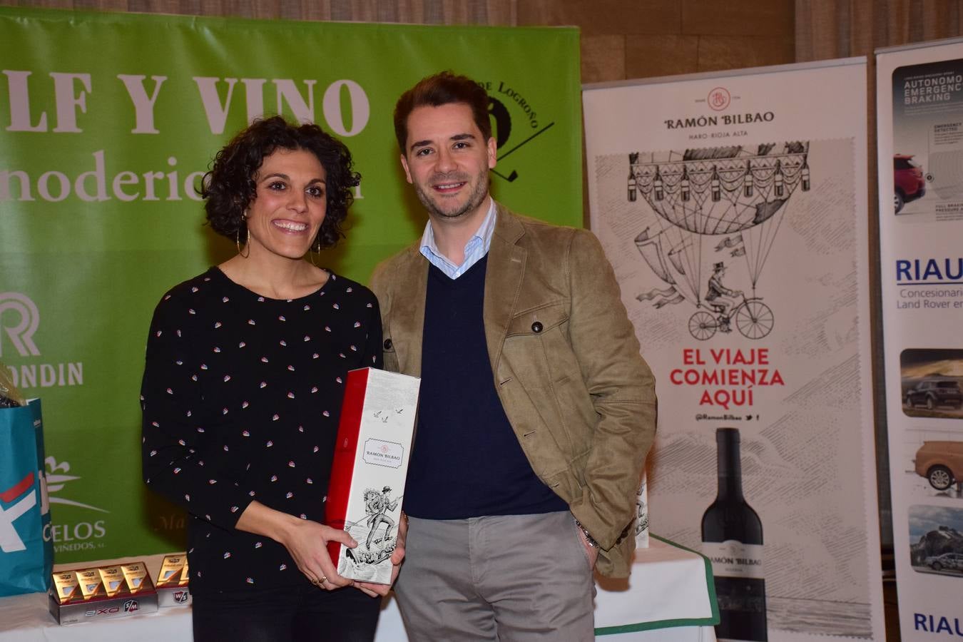 Entrega de premios del torneo Bodegas Ramón Bilbao, primero de la la VIII Liga de Golf y vino de lomejordelvinoderioja.com