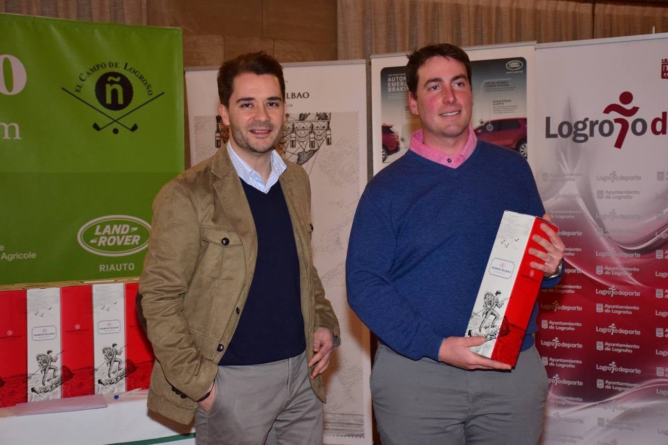 Entrega de premios del torneo Bodegas Ramón Bilbao, primero de la la VIII Liga de Golf y vino de lomejordelvinoderioja.com