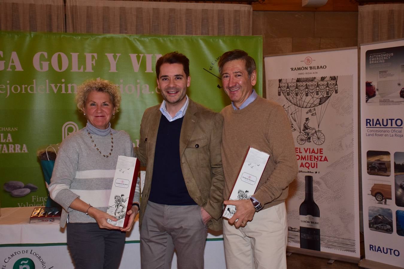 Entrega de premios del torneo Bodegas Ramón Bilbao, primero de la la VIII Liga de Golf y vino de lomejordelvinoderioja.com