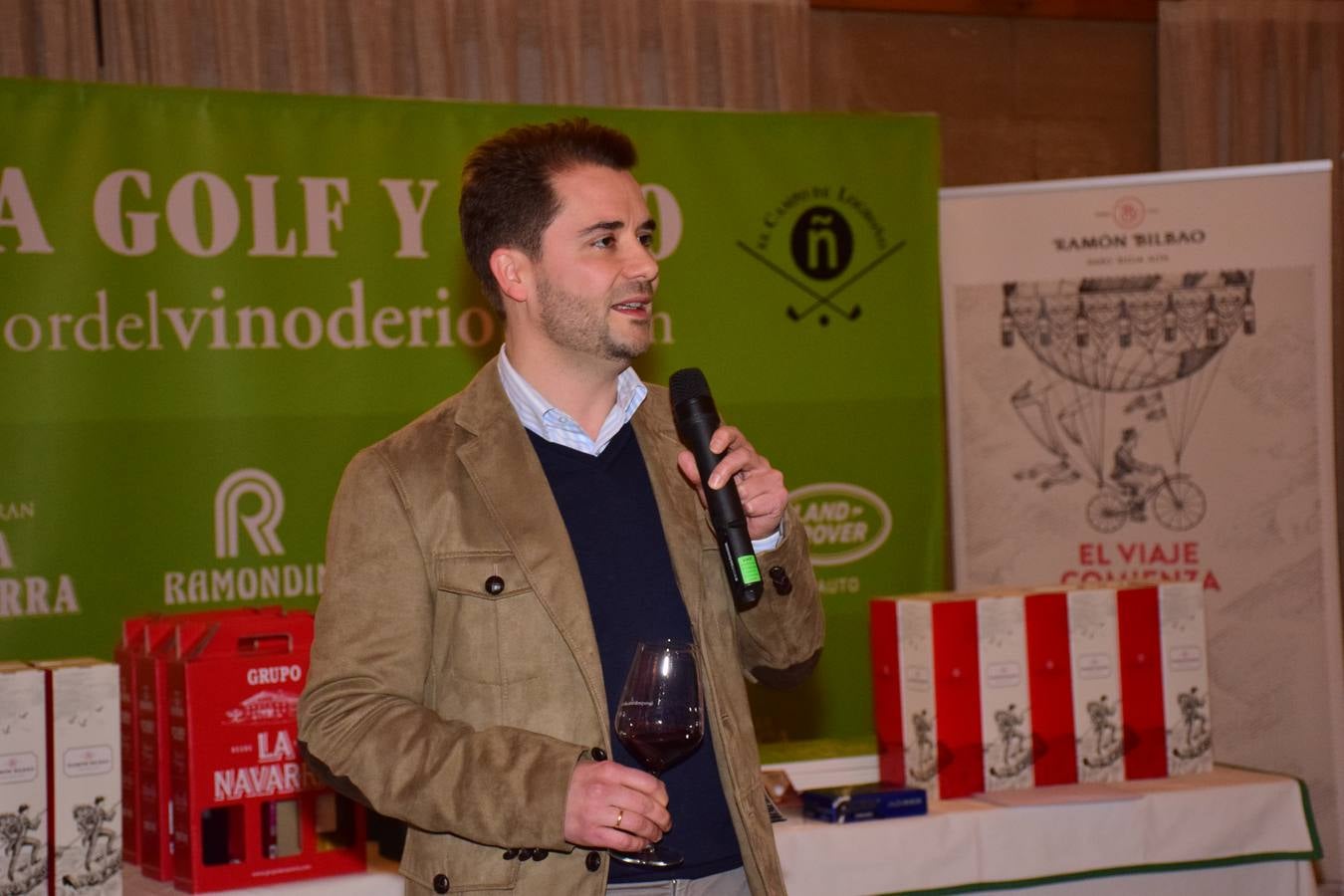 Entrega de premios del torneo Bodegas Ramón Bilbao, primero de la la VIII Liga de Golf y vino de lomejordelvinoderioja.com