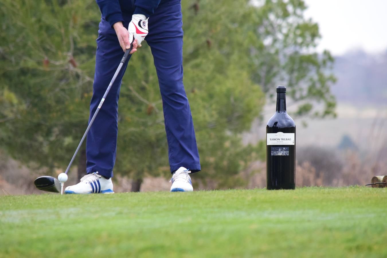 Los participantes en el primer torneo de la Liga de Golf y Vino disfrutaron de una estupenda jornada.