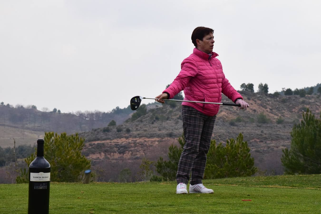 Los participantes en el primer torneo de la Liga de Golf y Vino disfrutaron de una estupenda jornada.