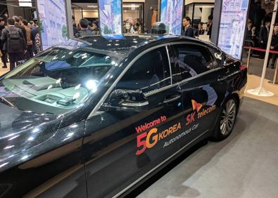 Imagen secundaria 1 - El coche conectado 5G de SK Telecom.