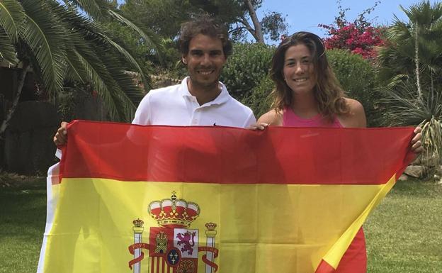 Rafael Nadal y Garbiñe Muguruza. 