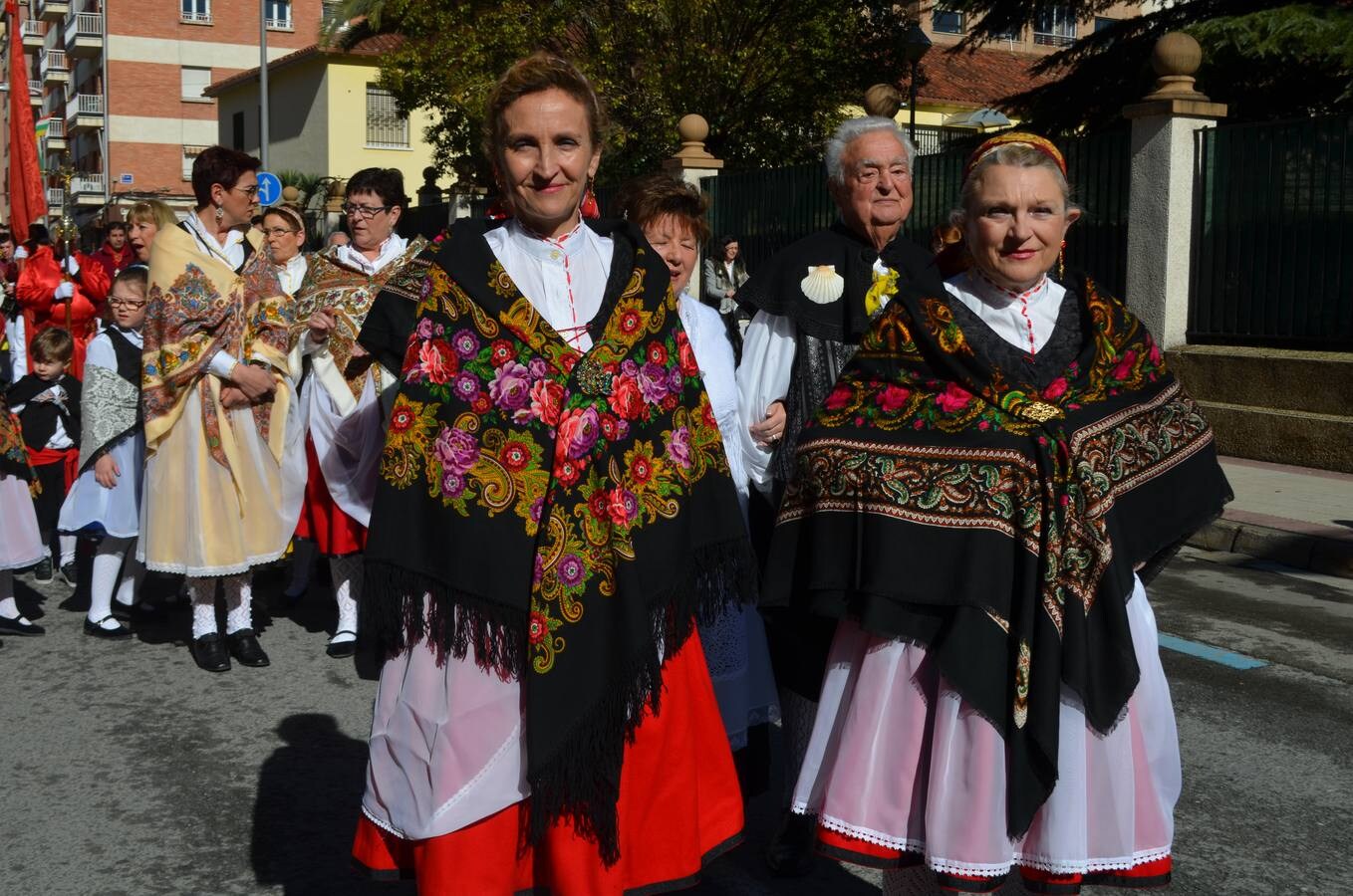 En el día grande, los santos Emeterio y Celedonio salieron a la calle en una procesión muy participativa por Calahorra