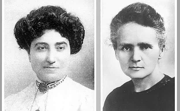 Lucrecia Arana y Marie Curie. 