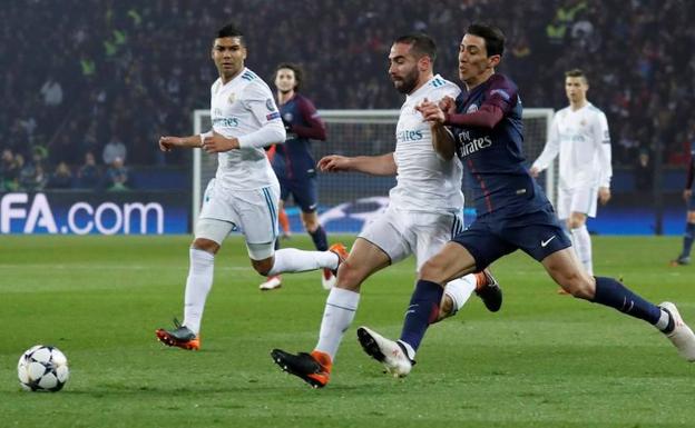 Partido entre el Paris St. Germain y el Real Madrid. 