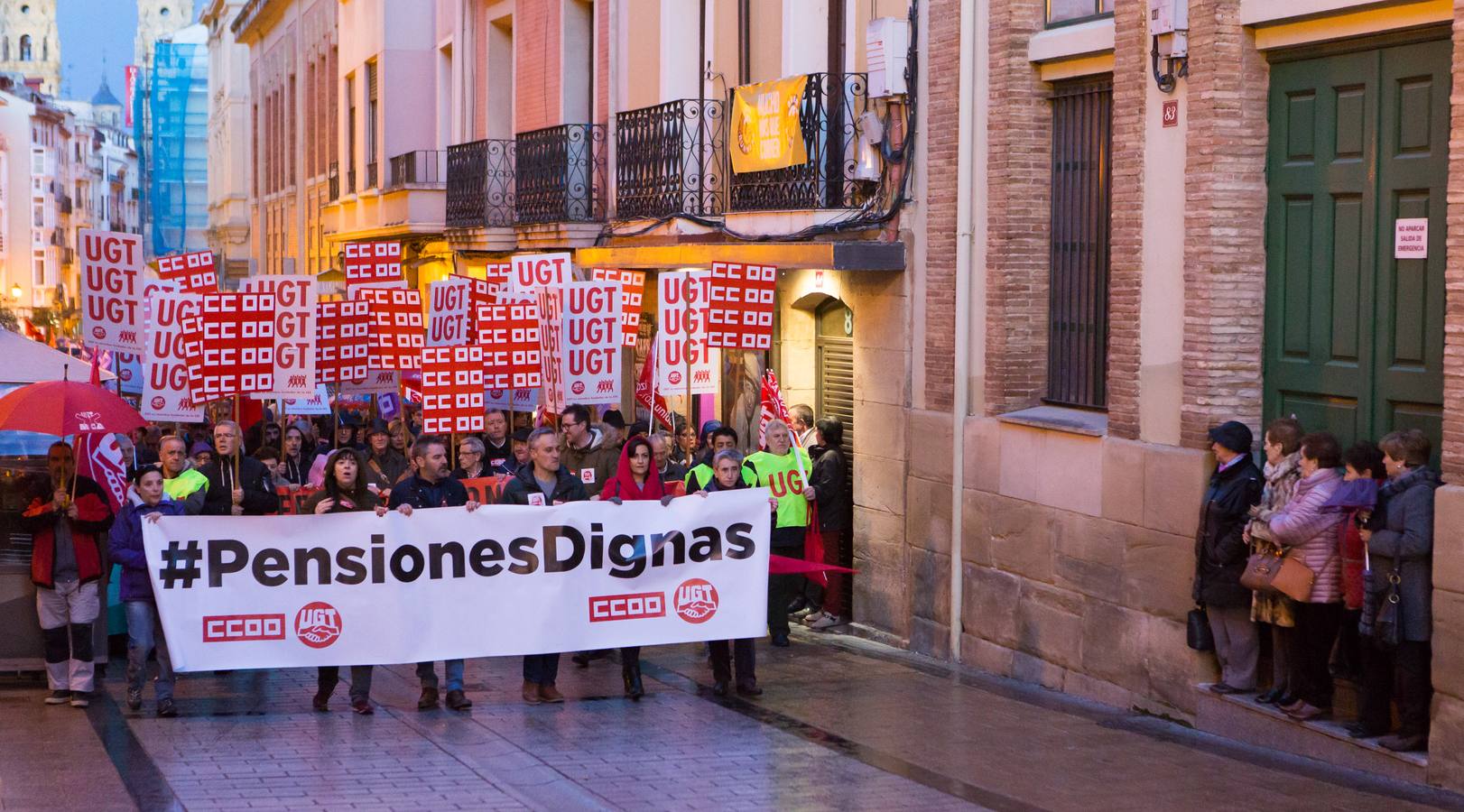 Fotos: Manifestación en Logroño por unas pensiones justas