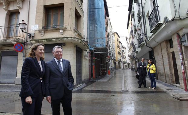 Cuca Gamarra y Tomás Santos, juntos en una imagen de archivo