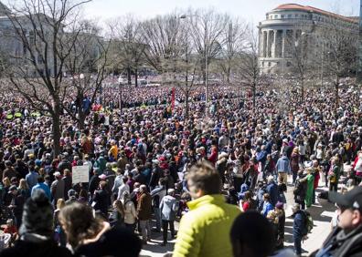 Imagen secundaria 1 - Manifestación en Washington. 