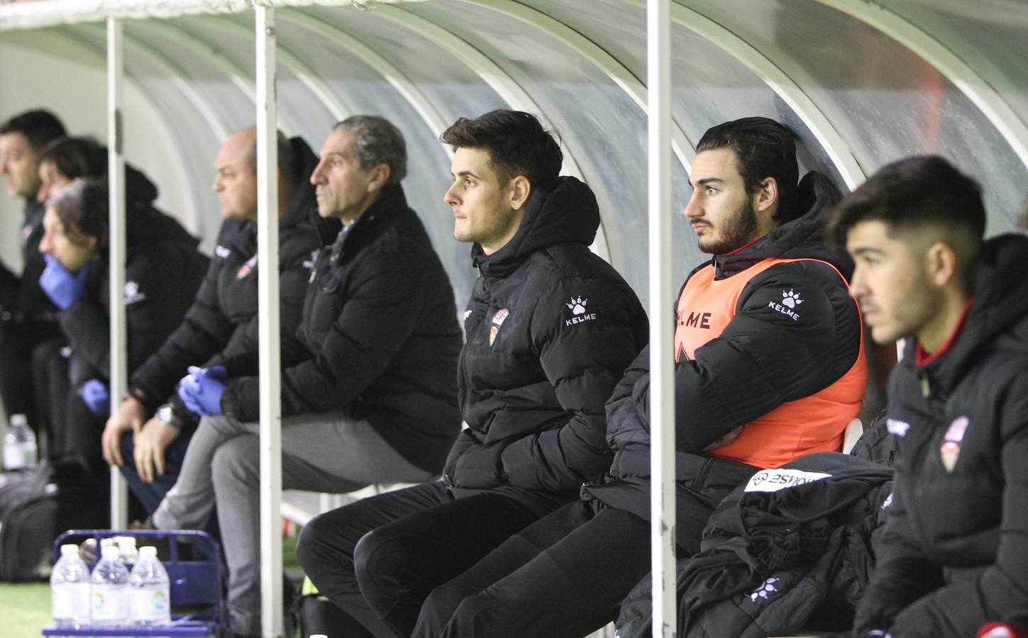 Imágenes del partido disputado en Las Gaunas, que concluyó con victoria de la UD Logroñés por 2-0.