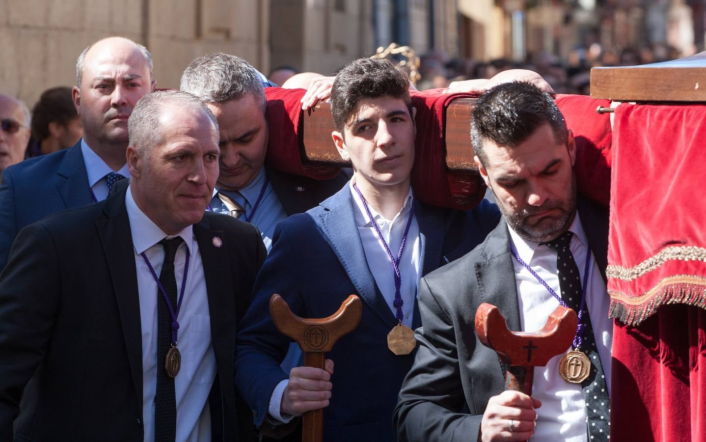 Fotos: Semana Santa de Logroño 2018: Traslado procesional del Santo Cristo de las Ánimas