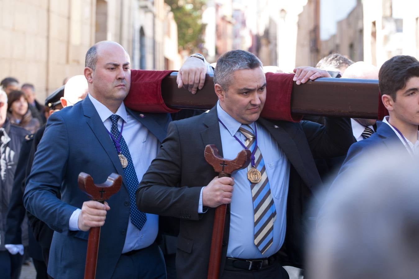 Fotos: Semana Santa de Logroño 2018: Traslado procesional del Santo Cristo de las Ánimas