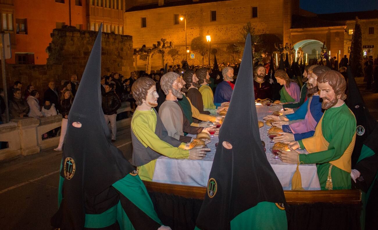 Fotos: Procesión de la Última Cena en Santo Domingo de la Calzada