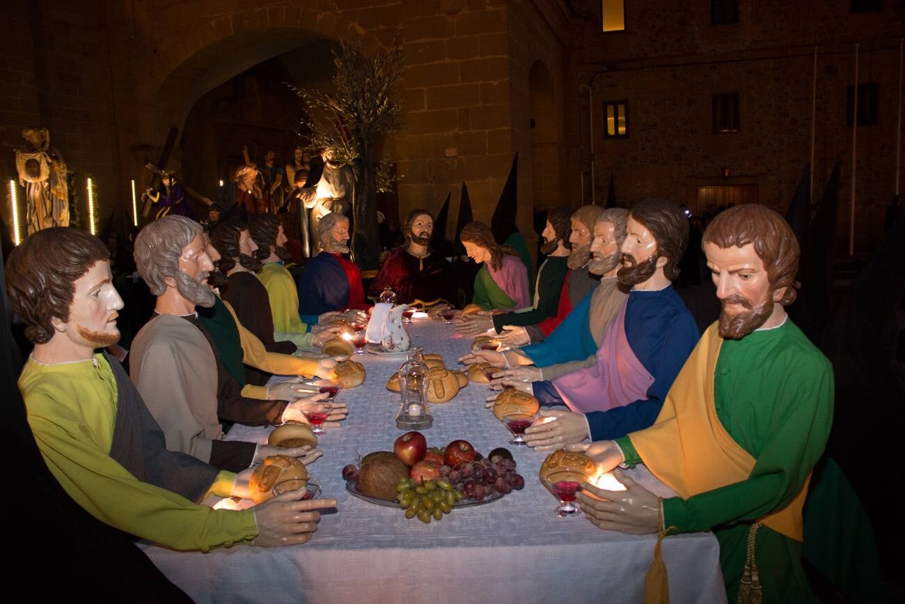 Fotos: Procesión de la Última Cena en Santo Domingo de la Calzada