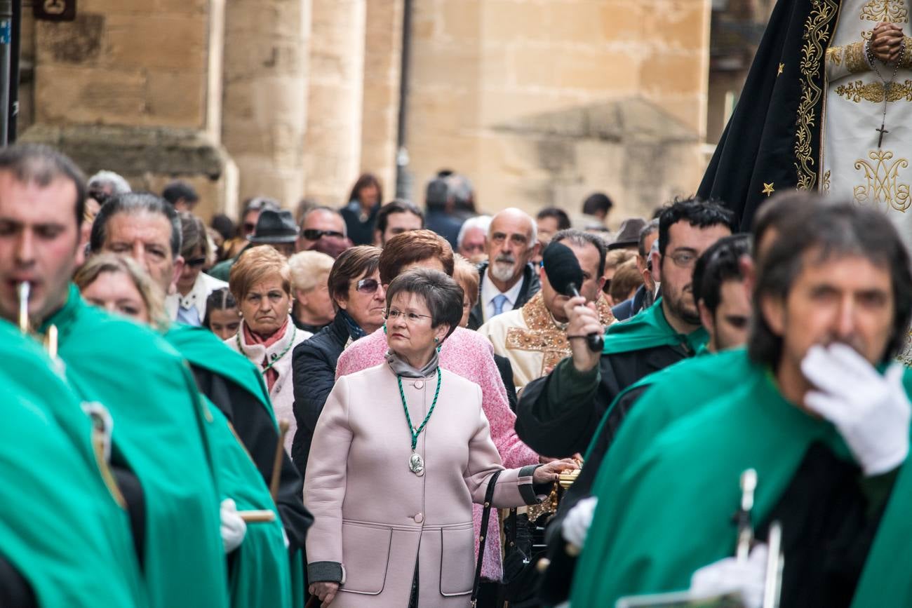 Fotos: Procesión del Encuentro en Santo Domingo de la Calzada