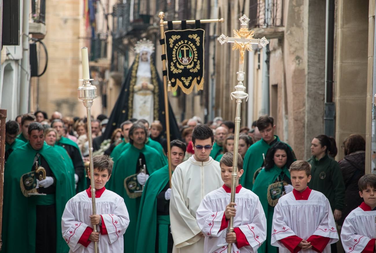 Fotos: Procesión del Encuentro en Santo Domingo de la Calzada