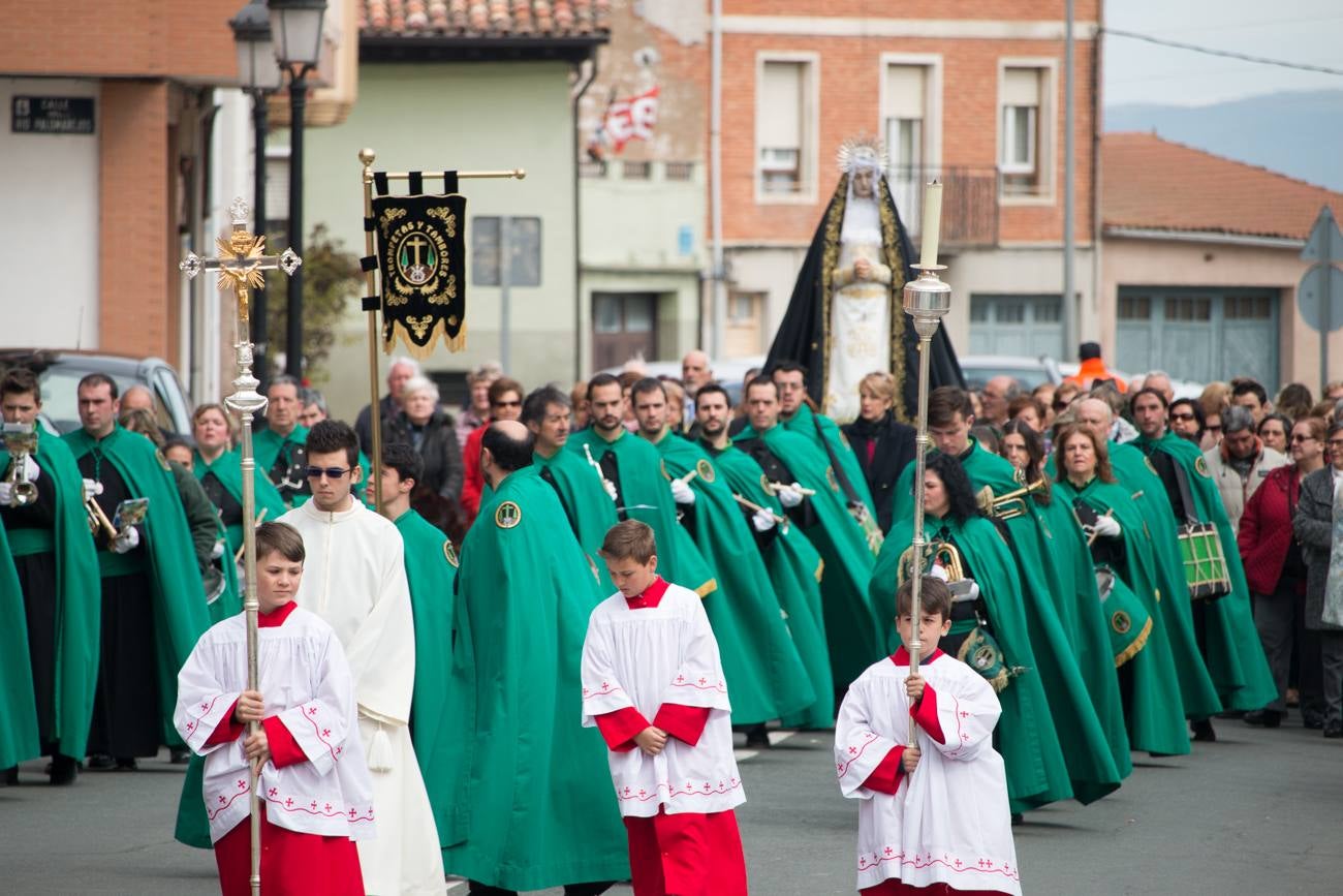 Fotos: Procesión del Encuentro en Santo Domingo de la Calzada