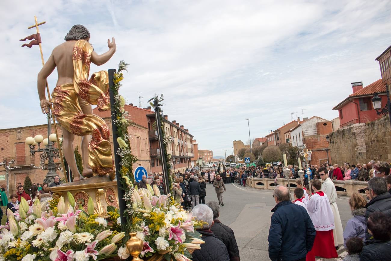 Fotos: Procesión del Encuentro en Santo Domingo de la Calzada