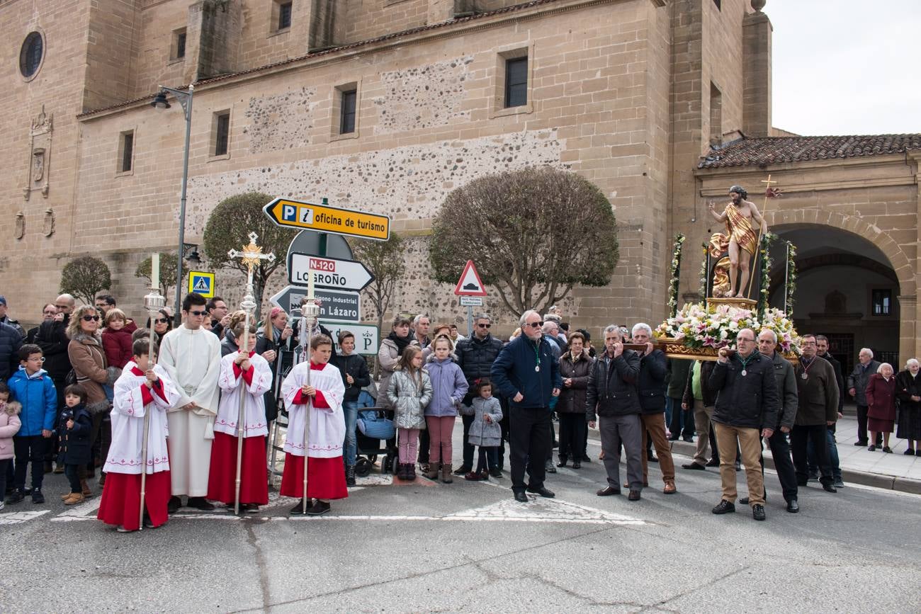 Fotos: Procesión del Encuentro en Santo Domingo de la Calzada