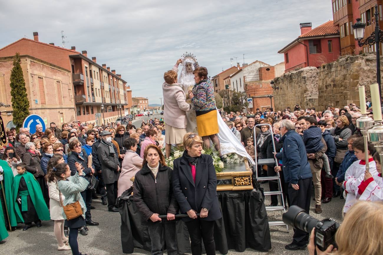 Fotos: Procesión del Encuentro en Santo Domingo de la Calzada