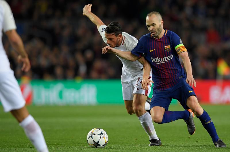 Encuentro de ida de los cuartos de final de la Champions League