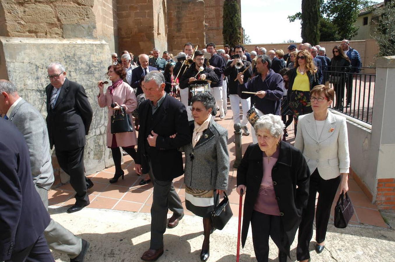 Imágenes de la procesión de la Virgen de la Anunciación con motivo del día grande de las fiestas patronales de El Villar de Arnedo.