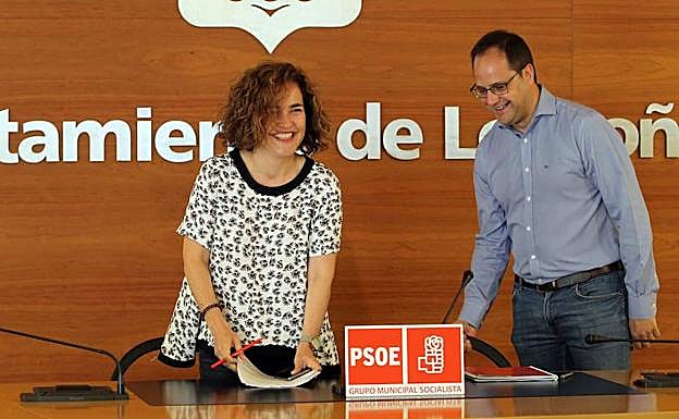 Arraiz y Luena, en una comparecencia conjunta el año pasado. 