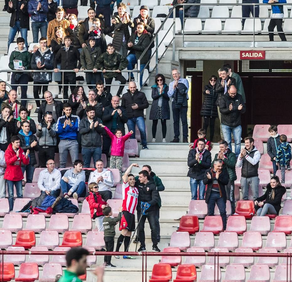 Tras el encuentro en Las Gaunas, la UDL se mantiene a seis puntos del 'play off'