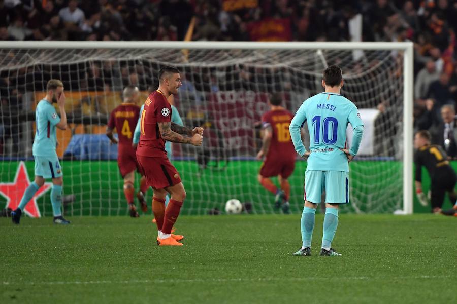 El cuadro azulgrana cae de nuevo en cuartos tras ser incapaz de defender en el Olímpico la cómoda renta obtenida en el Camp Nou.