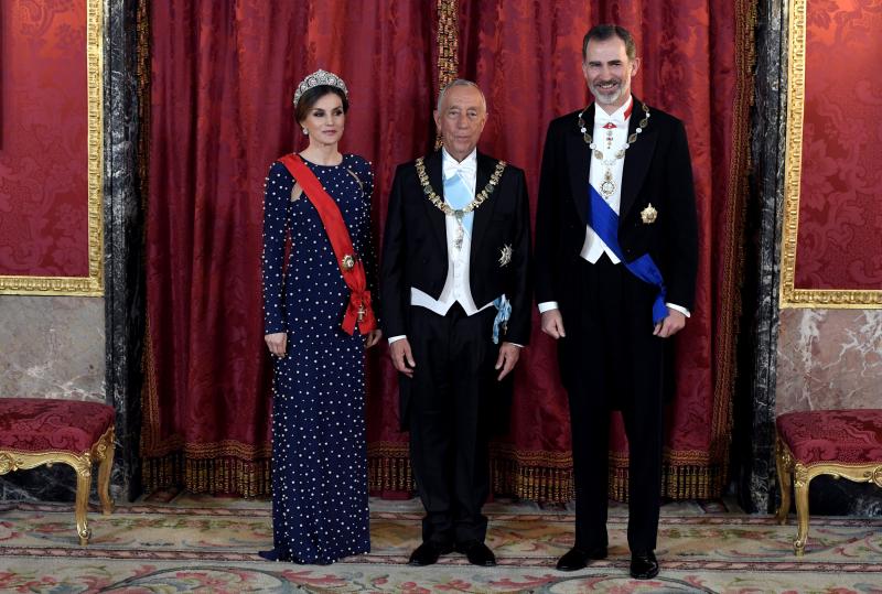 Gala celebrada en el Palacio Real con motivo de la visita de Estado del presidente portugués, Marcelo Rebelo de Sousa