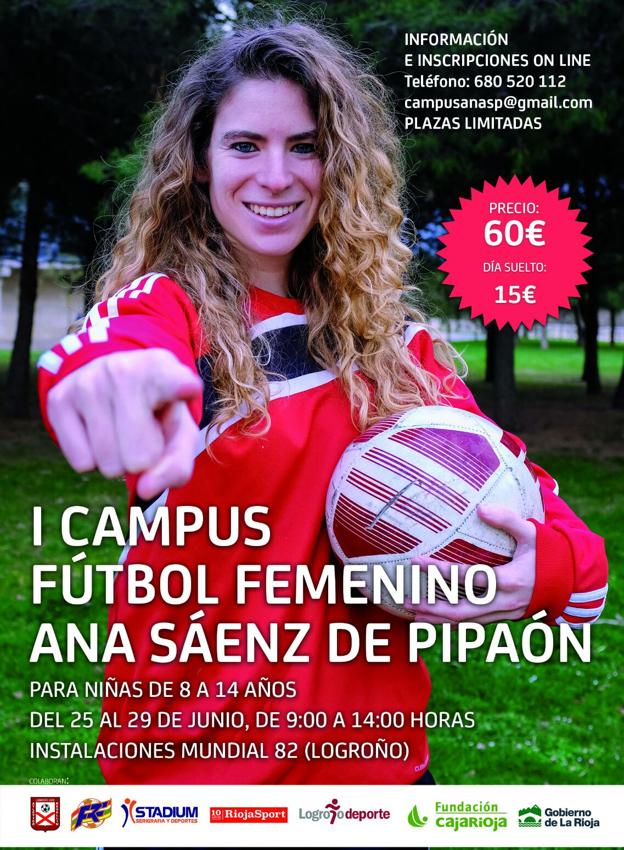 El Campus de Fútbol Femenino Ana Sáenz de Pipaón se disputará del 25 al 29 de junio